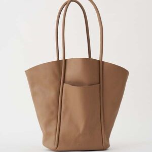 ARE Tan Leather Studio Fan Bag